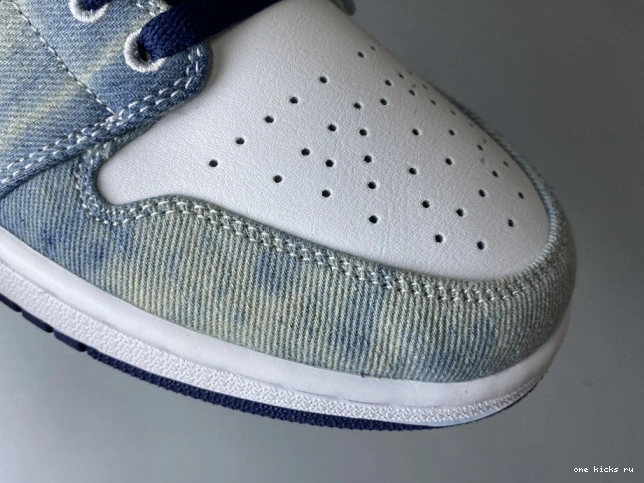 Cheap CZ8455-100 Washed Air Jordan 1 Low Denim 0802